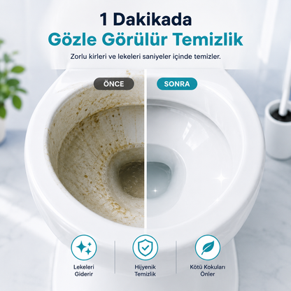 NoviaHome™ Hijyenik Tuvalet Temizlik Seti