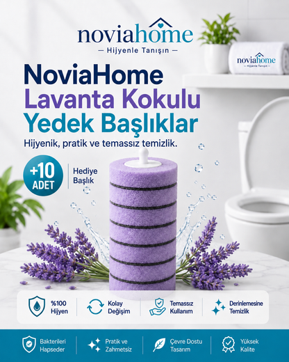 NoviaHome™ Yedek Sünger Başlık 10'lu