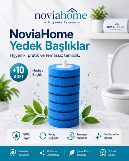 NoviaHome™ Yedek Sünger Başlık 10'lu